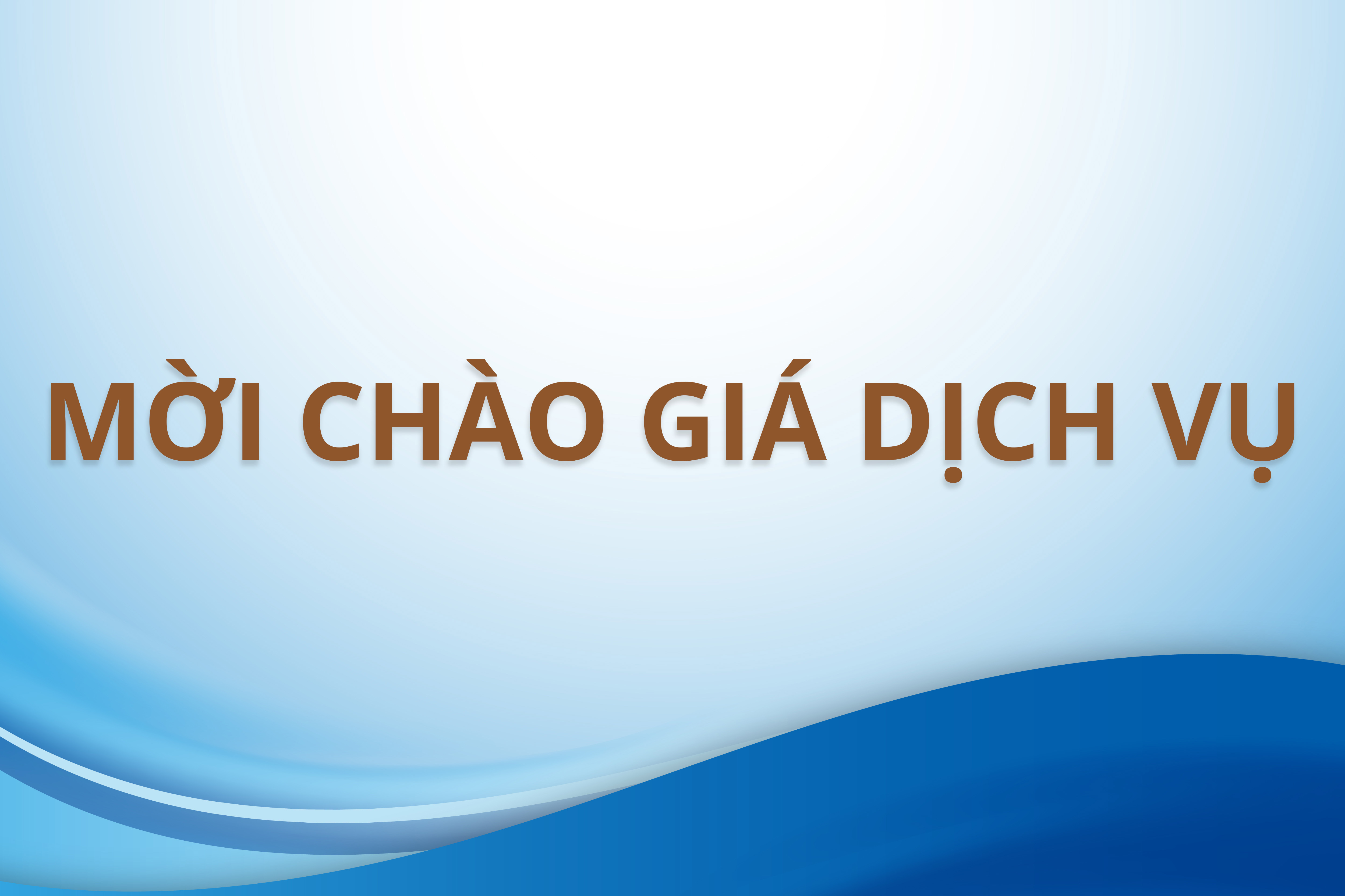 Thư mời chào giá Cung cấp giấy vệ sinh và giấy lau tay tại toà nhà 81 Trần Hưng Đạo